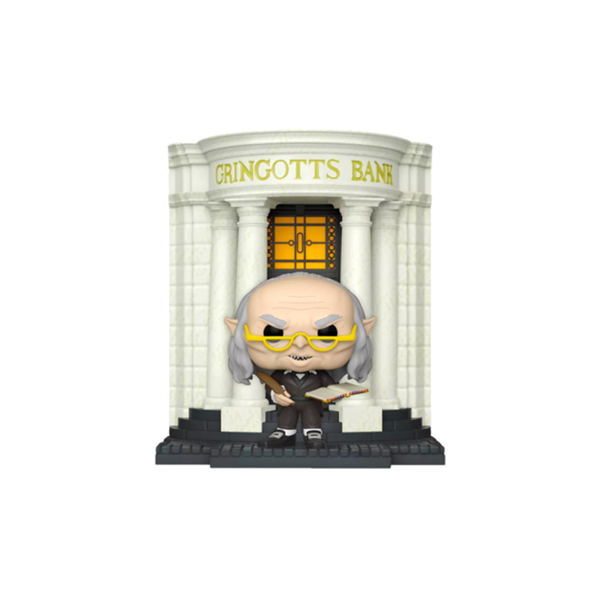 FUNKO POP GRINGOTTS HEAD GOBLIN WITH GRINGOTTS BANK (58126) - HARRY POTTER - DELUXE SERIES - N.138