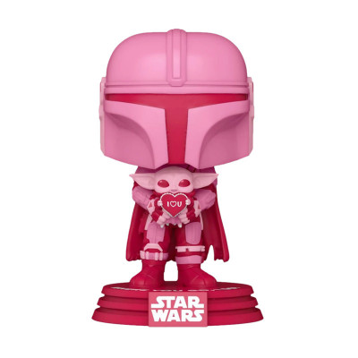 FUNKO POP MANDO W/GROGU (60122) - STAR WARS - NUM. 498