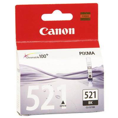 CANON CLI-521 BLACK (2933B001) - CARTUCCIA ORIGINALE