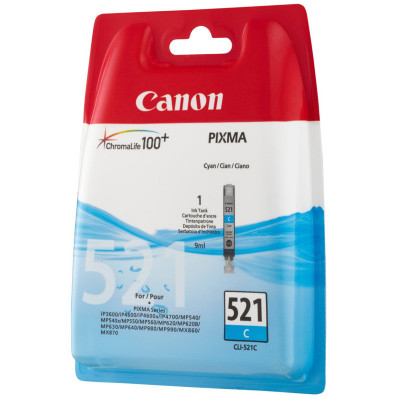 CANON CLI-521 CIANO (2934B001) - CARTUCCIA ORIGINALE