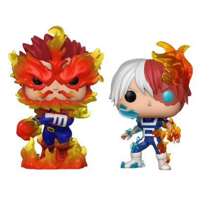 FUNKO POP SHOTO TODOROKI  e  ENDEAVOR (64993) - MY HERO ACADEMIA - ANIMATION