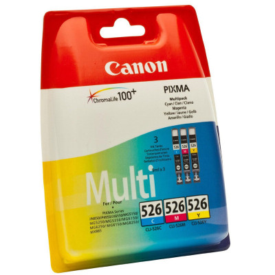 CANON CLI-526 TRI-COLOR (4541B009) CARTUCCIA ORIGINALE MULTIPACK