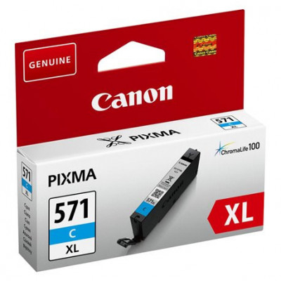 CANON CLI-571XL CIANO (0332C001) - CARTUCCIA ORIGINALE AD ALTA EFFICIENZA