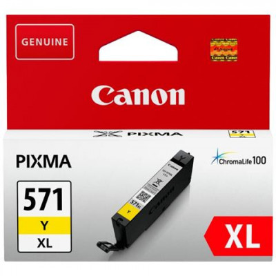 CANON CLI-571XL YELLOW (0334C001) - CARTUCCIA ORIGINALE AD ALTA EFFICIENZA