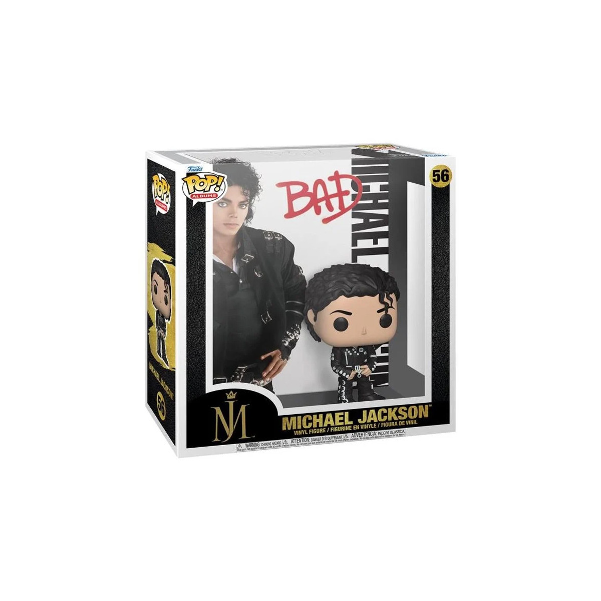 FUNKO POP MICHAEL JACKSON (ALBUM BAD) (70599) - MUSIC - NUM.56