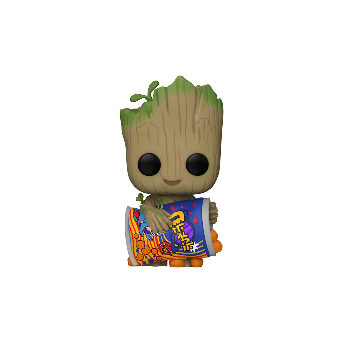 FUNKO POP GROOT WITH CHEESE PUFFS (BOBBLE HEAD) (70654) - I AM GROOT - MARVEL - NUM.1196