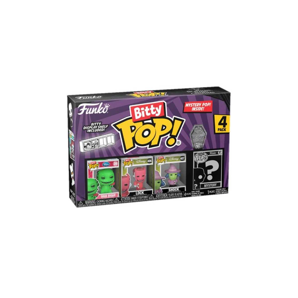 BITTY POP OOGIE BOOGIE 4 PACK (73019) - NIGHTMARE BEFORE CHRISTMAS - DISNEY