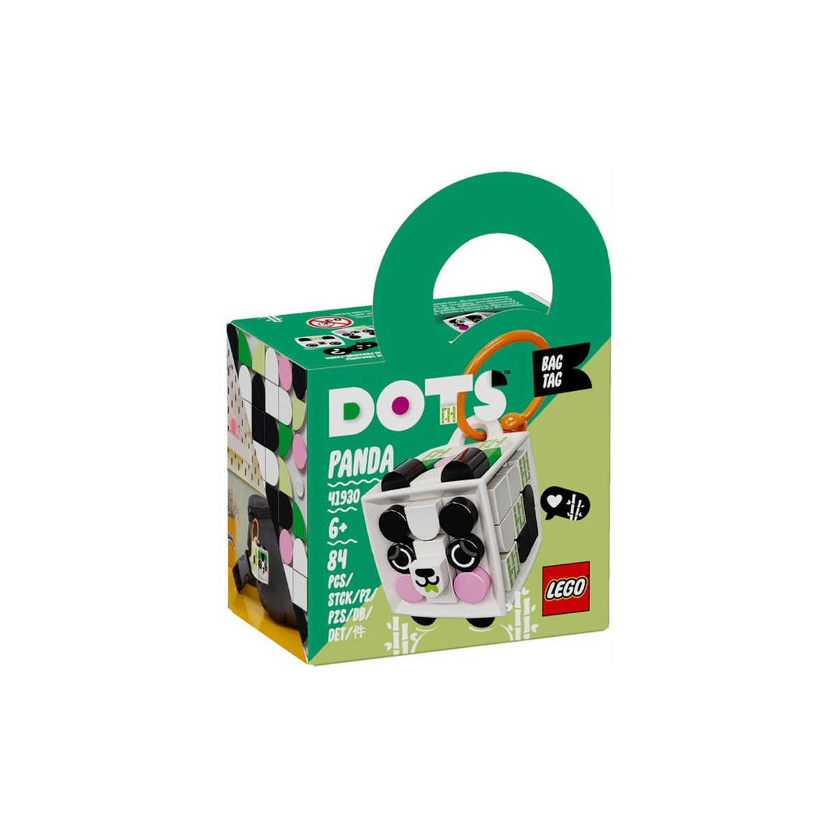 LEGO 41930 - BAG TAG - PANDA - DOTS