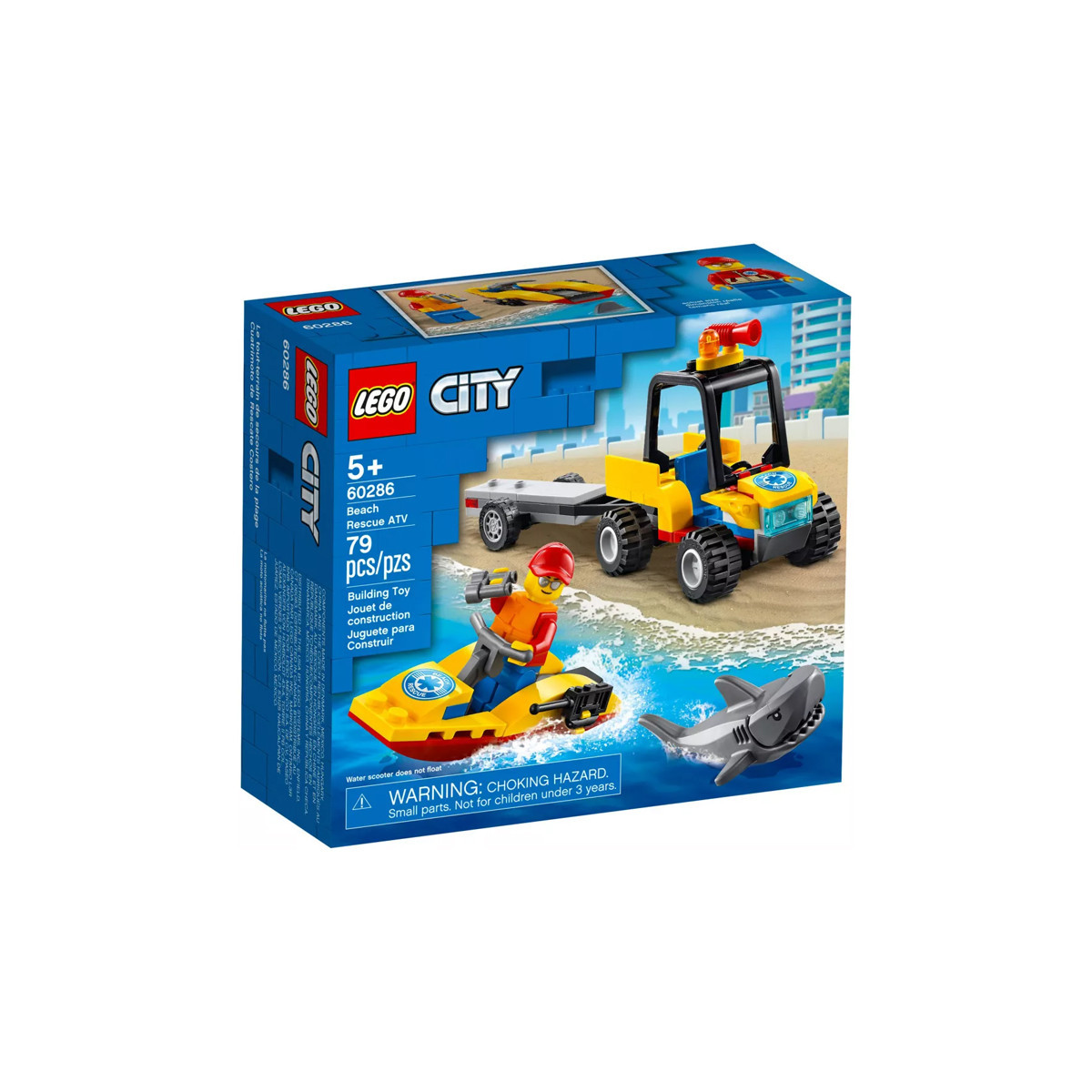 LEGO 60286 - ATV DI SOCCORSO BALNEARE - CITY