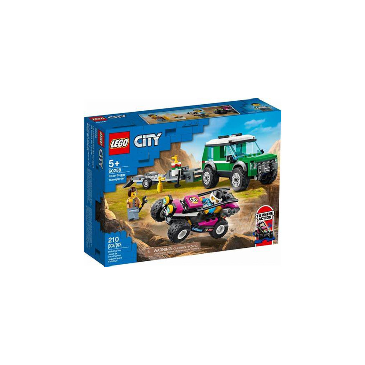 LEGO 60288 - TRASPORTATORE DI BUGGY DA CORSA - CITY