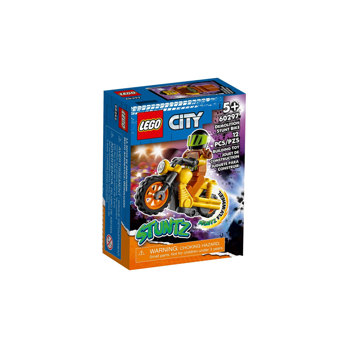 LEGO 60297 - STUNT BIKE DA DEMOLIZIONE - CITY