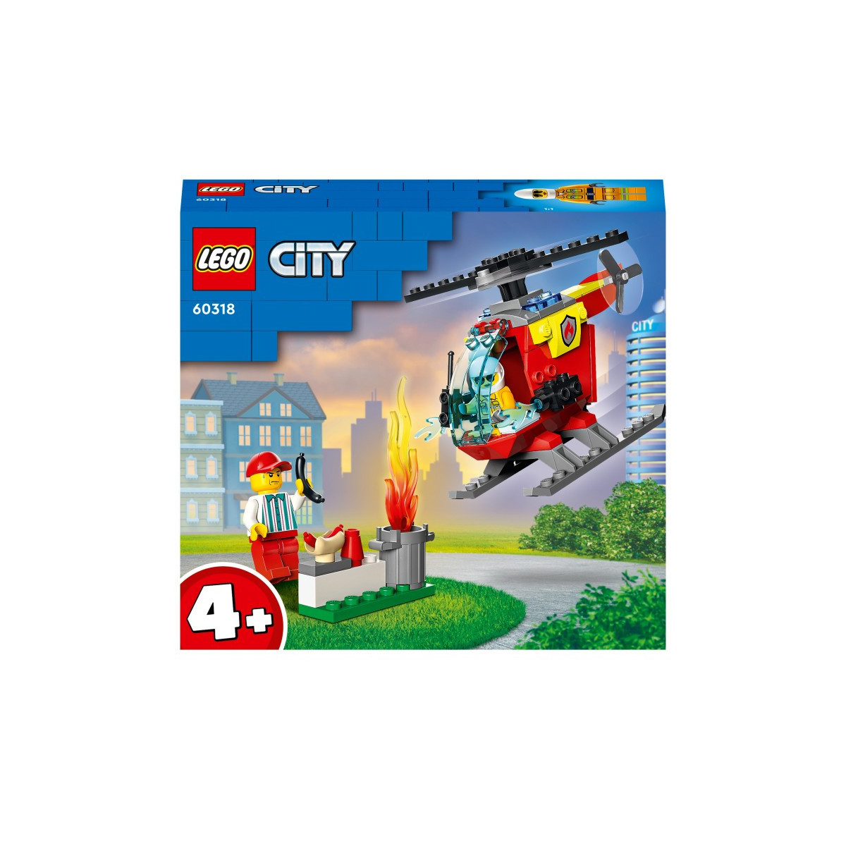 LEGO 60318 - ELICOTTERO ANTINCENDIO - CITY