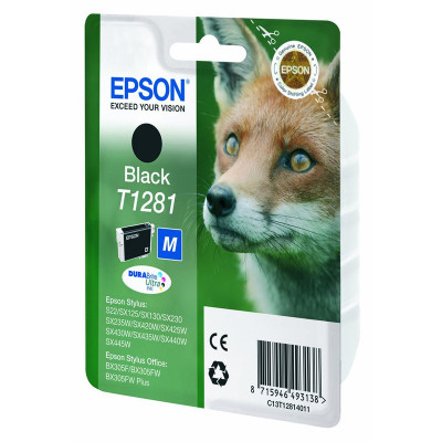 EPSON T1281 BLACK (C13T12814011) - CARTUCCIA ORIGINALE