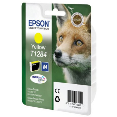 EPSON T1284 YELLOW (C13T12844011) - CARTUCCIA ORIGINALE