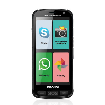 BRONDI AMICO SMARTPHONE (NERO) - SENIOR SMARTPHONE