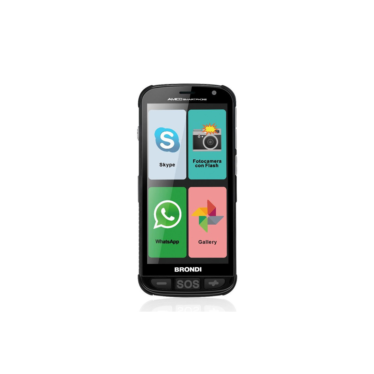 BRONDI AMICO SMARTPHONE (NERO) - SENIOR SMARTPHONE