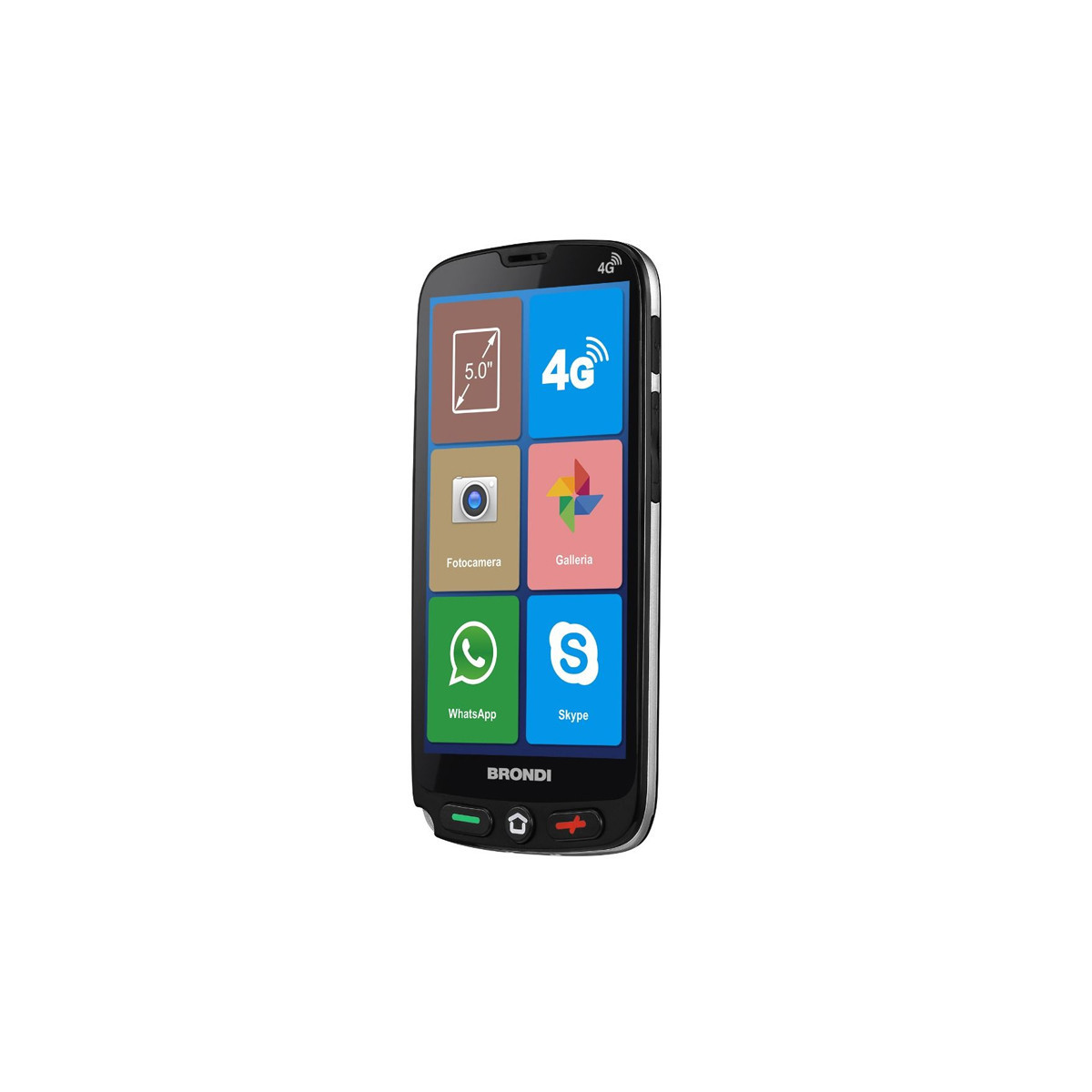 BRONDI AMICO SMARTPHONE XS (NERO) - SENIOR SMARTPHONE