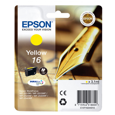 EPSON T16 YELLOW (C13T16244010) - CARTUCCIA ORIGINALE