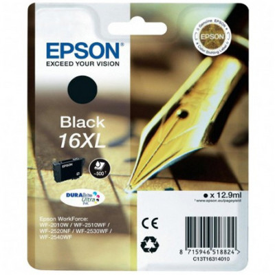 EPSON T16XL BLACK (C13T16314010) - CARTUCCIA ORIGINALE AD ALTA EFFICIENZA