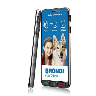 BRONDI AMICO SMARTPHONE S+ (NERO) - SENIOR SMARTPHONE