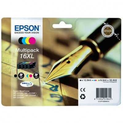 EPSON T16XL MULTIPACK (C13T16364010) - CARTUCCIA ORIGINALE AD ALTA EFFICIENZA