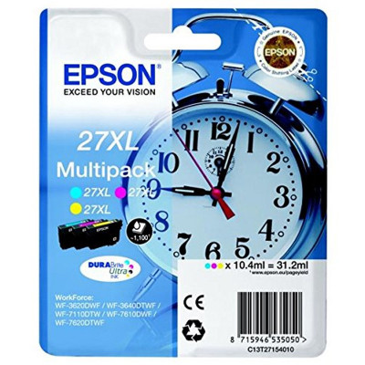 EPSON T27XL MULTIPACK TRI-COLOR (C13T27154010) - CARTUCCIA ORIGINALE AD ALTA EFFICIENZA