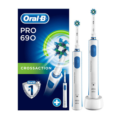 BRAUN ORAL-B PRO 690 CROSS ACTION (D16.524H ) - DOPPIO SPAZZOLINO ELETTRICO