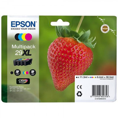 EPSON T29XL MULTIPACK (C13T29964012) - CARTUCCIA ORIGINALE AD ALTA EFFICIENZA