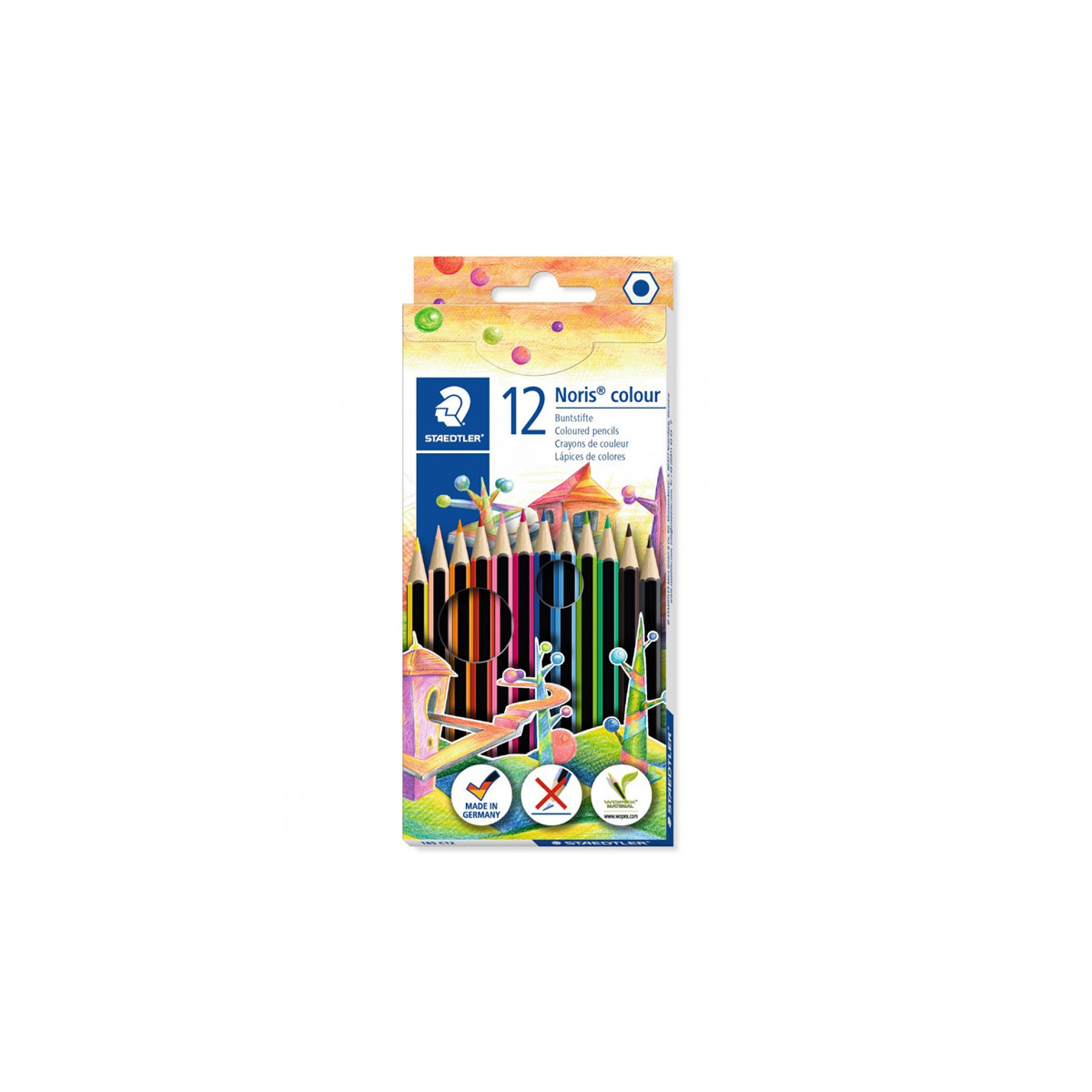 STAEDTLER NORIS COLOR - SCATOLA 12 PASTELLI