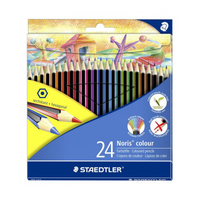 STAEDTLER NORIS COLOR - SCATOLA 24 PASTELLI