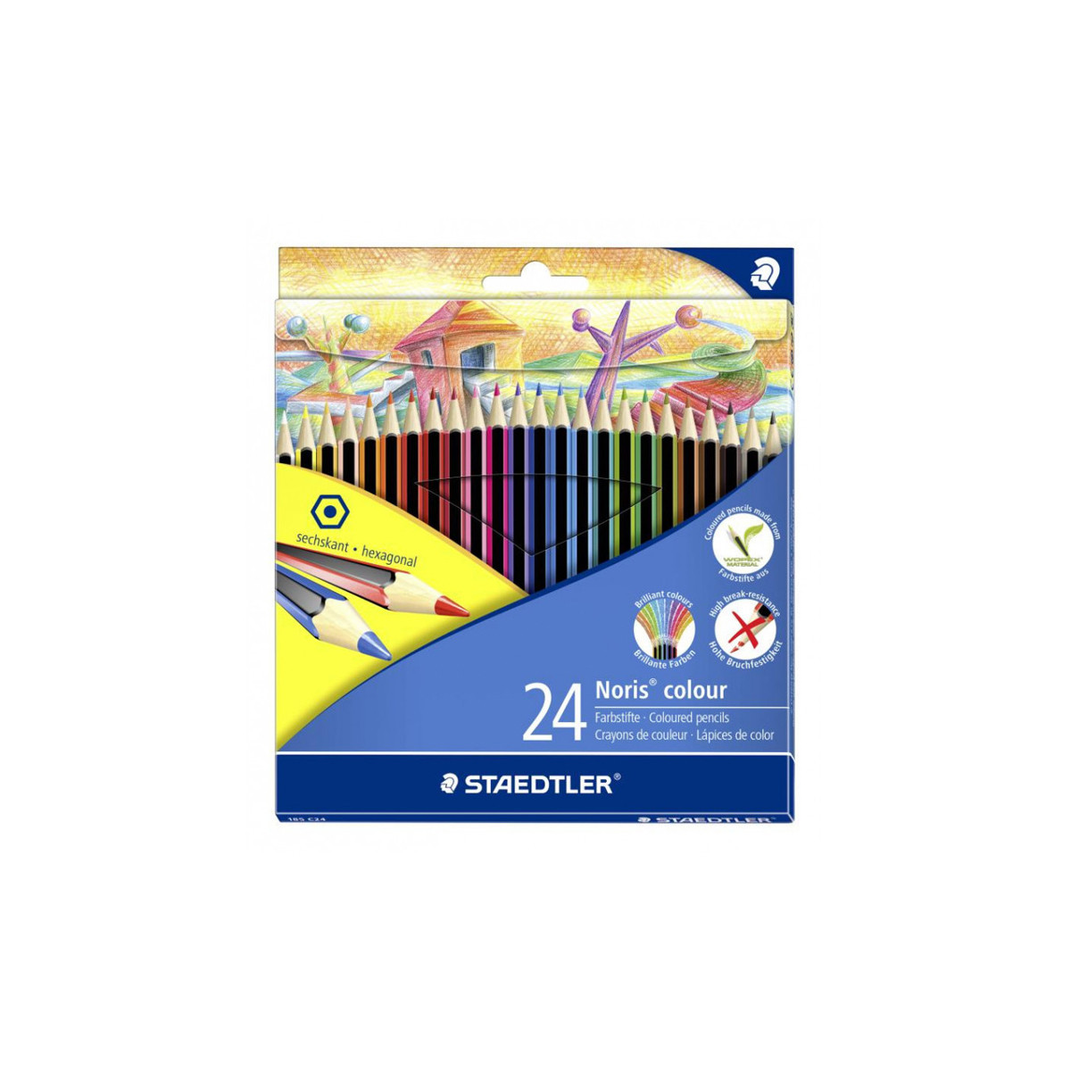 STAEDTLER NORIS COLOR - SCATOLA 24 PASTELLI