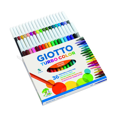 GIOTTO TURBO COLOR - SCATOLA 36 PENNARELLI LAVABILI