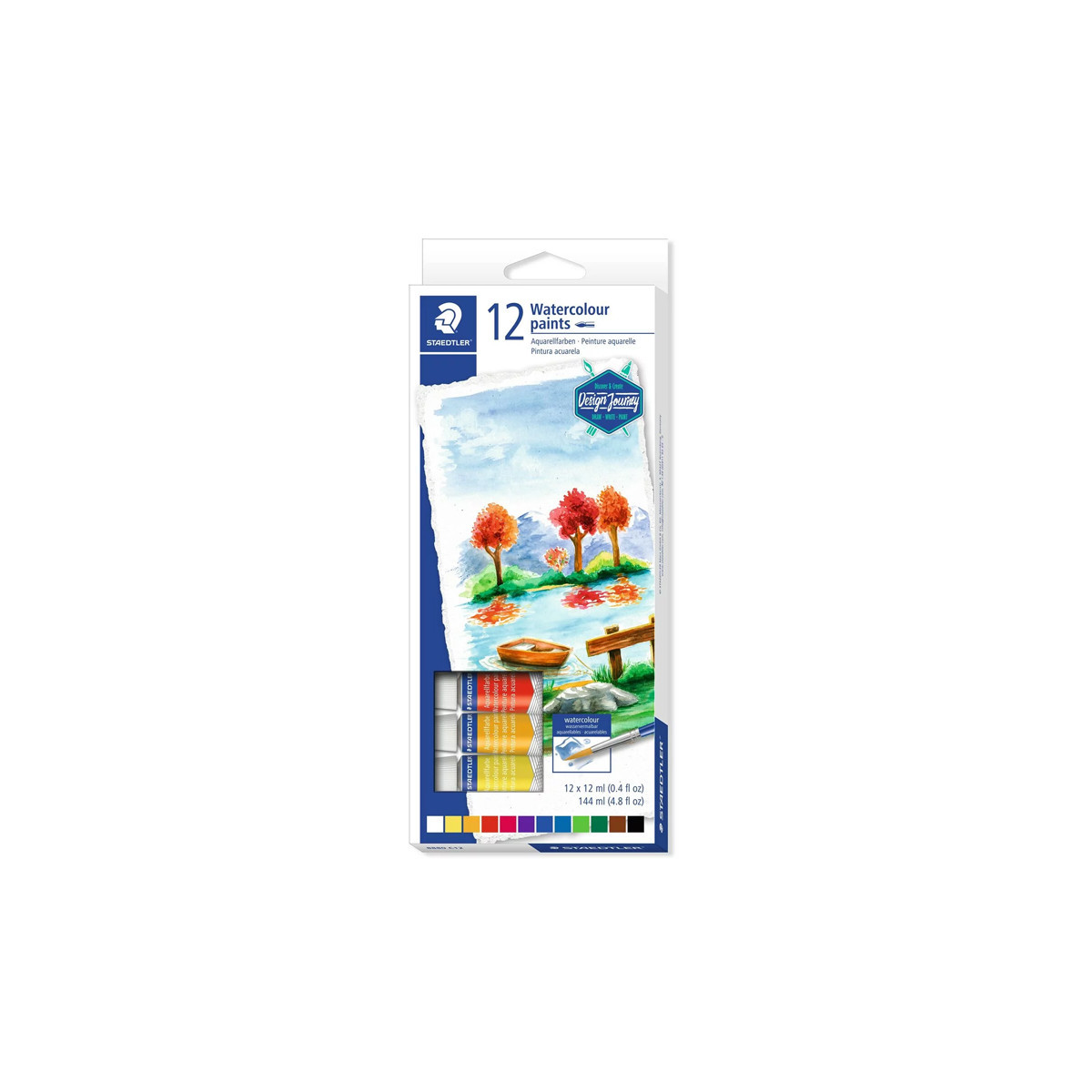 STAEDTLER Watercolour Paint - SCATOLA DA12PZ DA 12ML