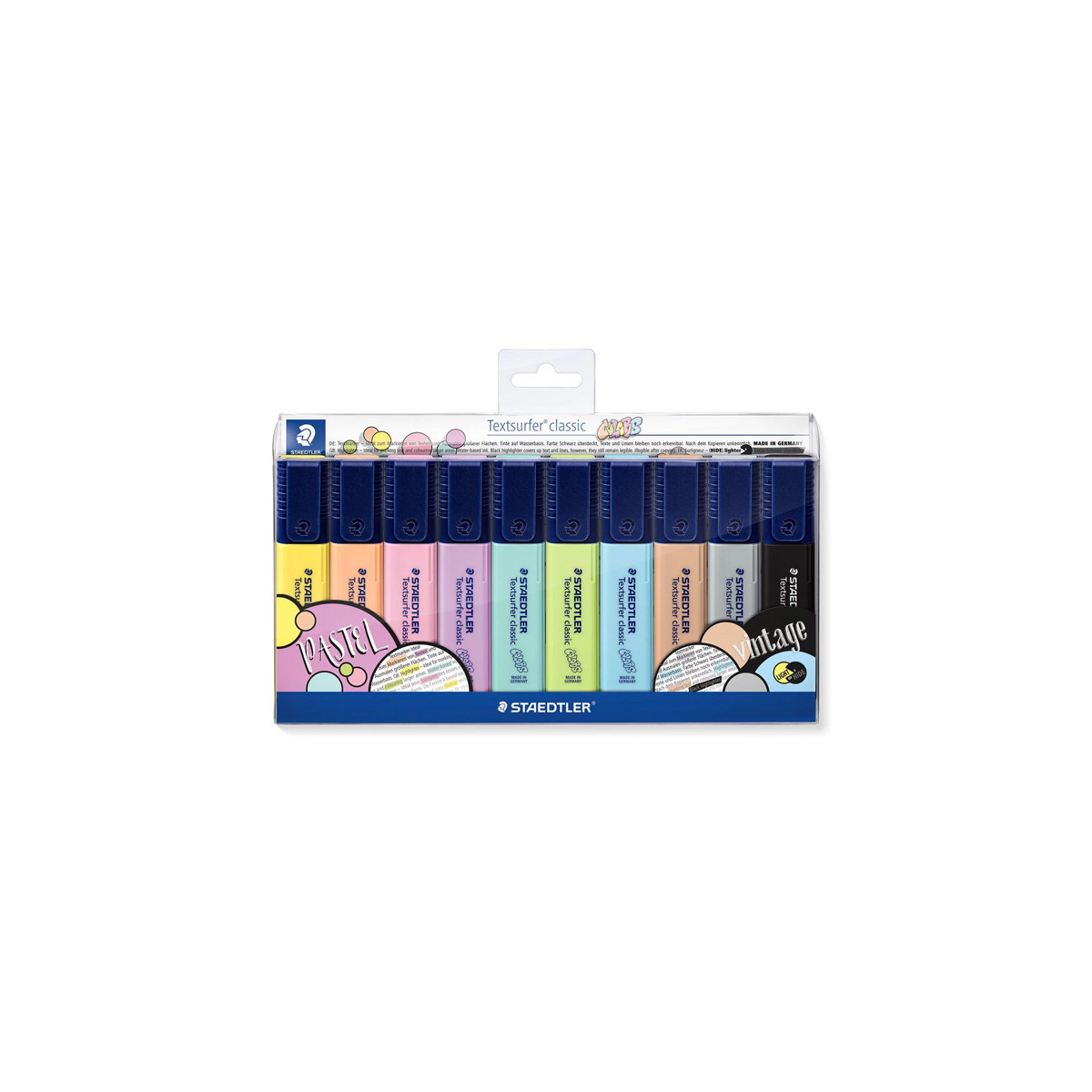 STAEDTLER 364 CWP10 - CONFEZIONE 10 EVIDENZIATORI COLORI MISTI