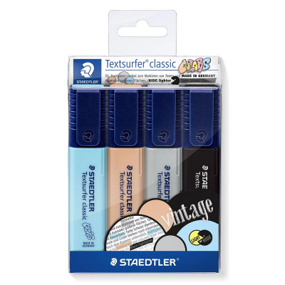 STAEDTLER 364 CWP4 - CONFEZIONE 4 EVIDENZIATORI COLORI MISTI