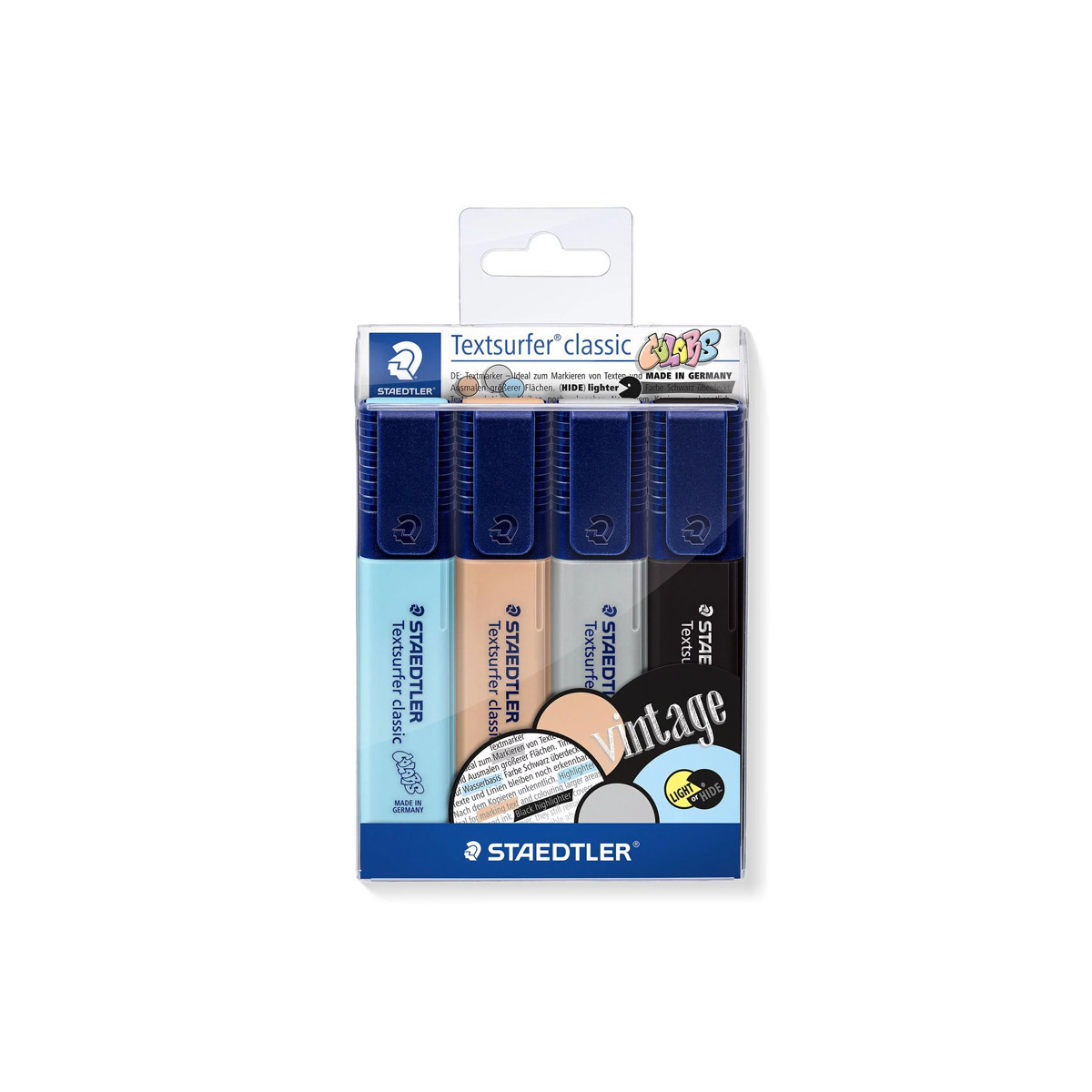 STAEDTLER 364 CWP4 - CONFEZIONE 4 EVIDENZIATORI COLORI MISTI