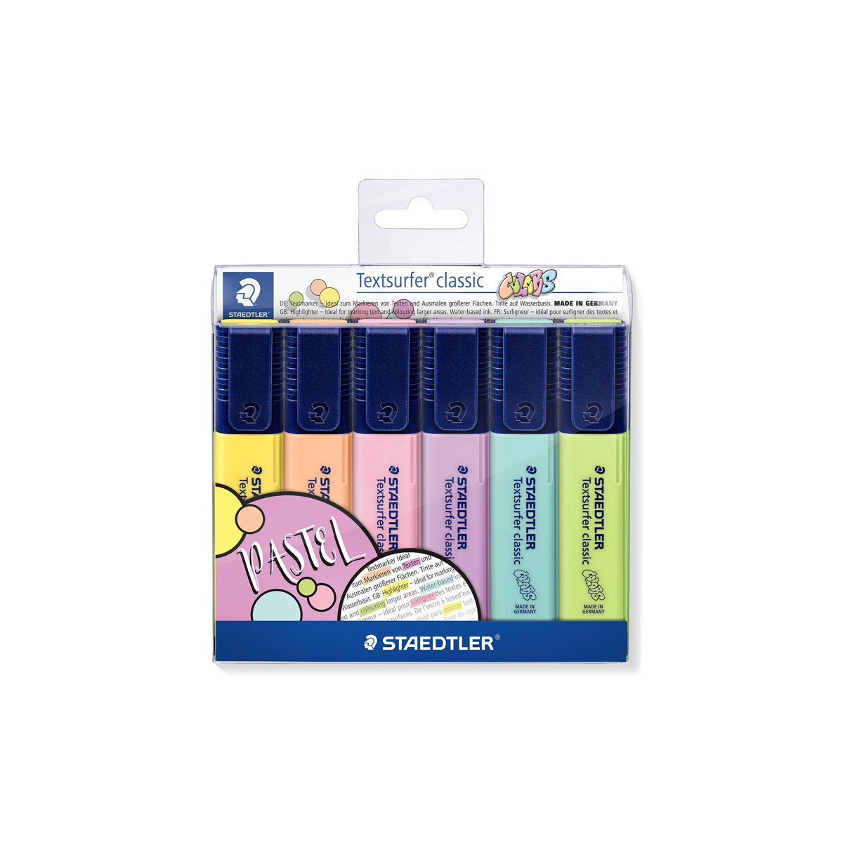 STAEDTLER 364 CWP6 - CONFEZIONE 6 EVIDENZIATORI COLORI MISTI