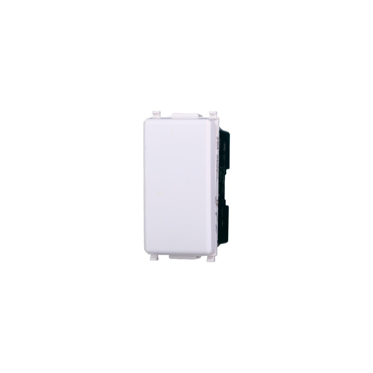 ETTROIT INTERRUTTORE BASCULANTE UNIPOLARE - SERIE STARLIGHT - BIANCO (EV0401) Compatibile Vimar Plana