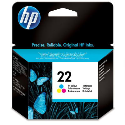 HP 22 TRI-COLOR (C9352AE) - CARTUCCIA ORIGINALE