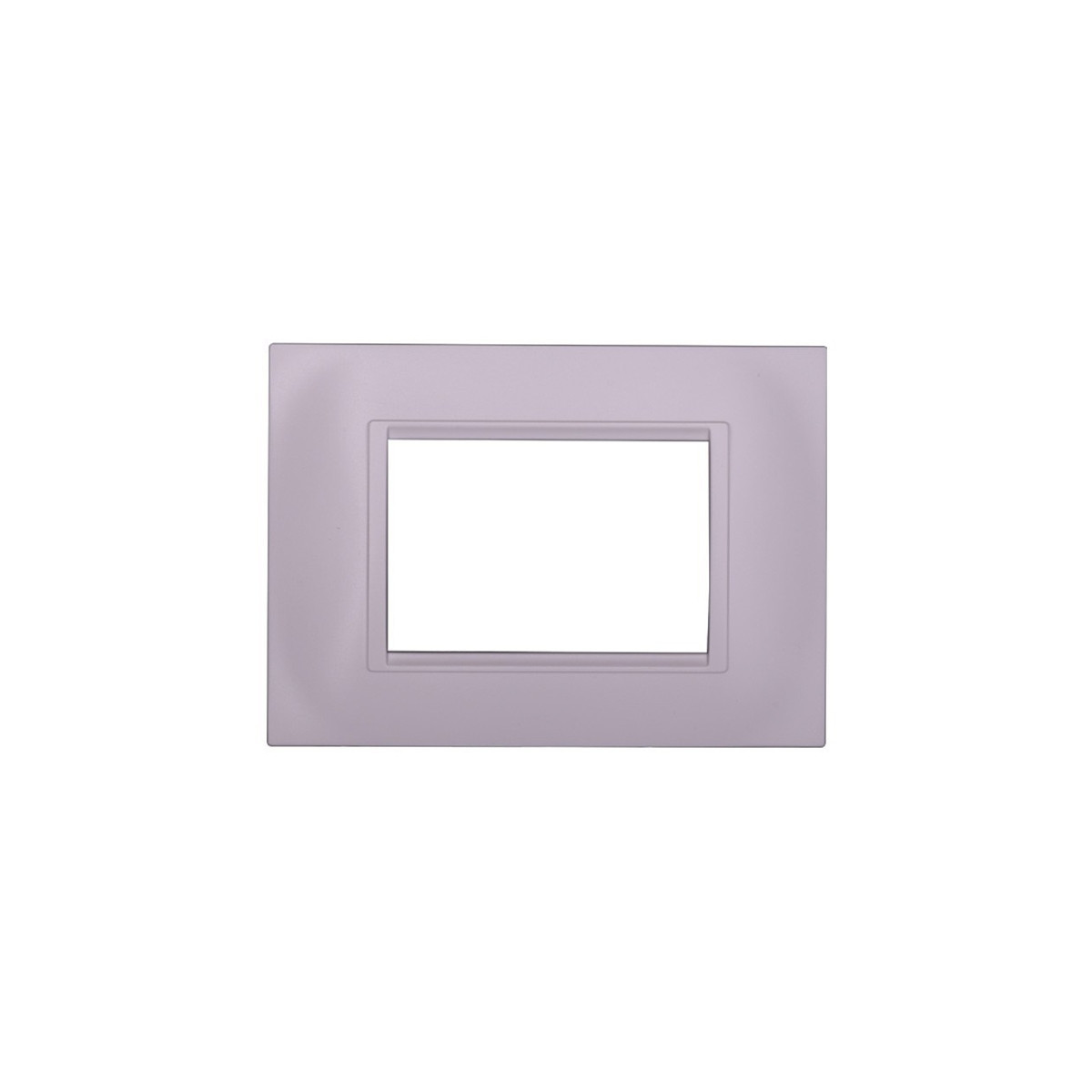 ETTROIT PLACCA IN PLASTICA 3 MODULI - SERIE SPACE - BIANCO (LN89301) Compatibile BTicino Living