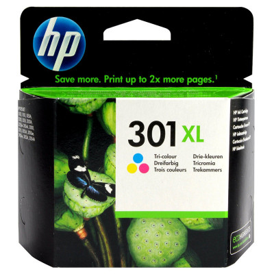 HP 301XL TRI-COLOR (CH564EE) - CARTUCCIA ORIGINALE AD ALTA EFFICIENZA