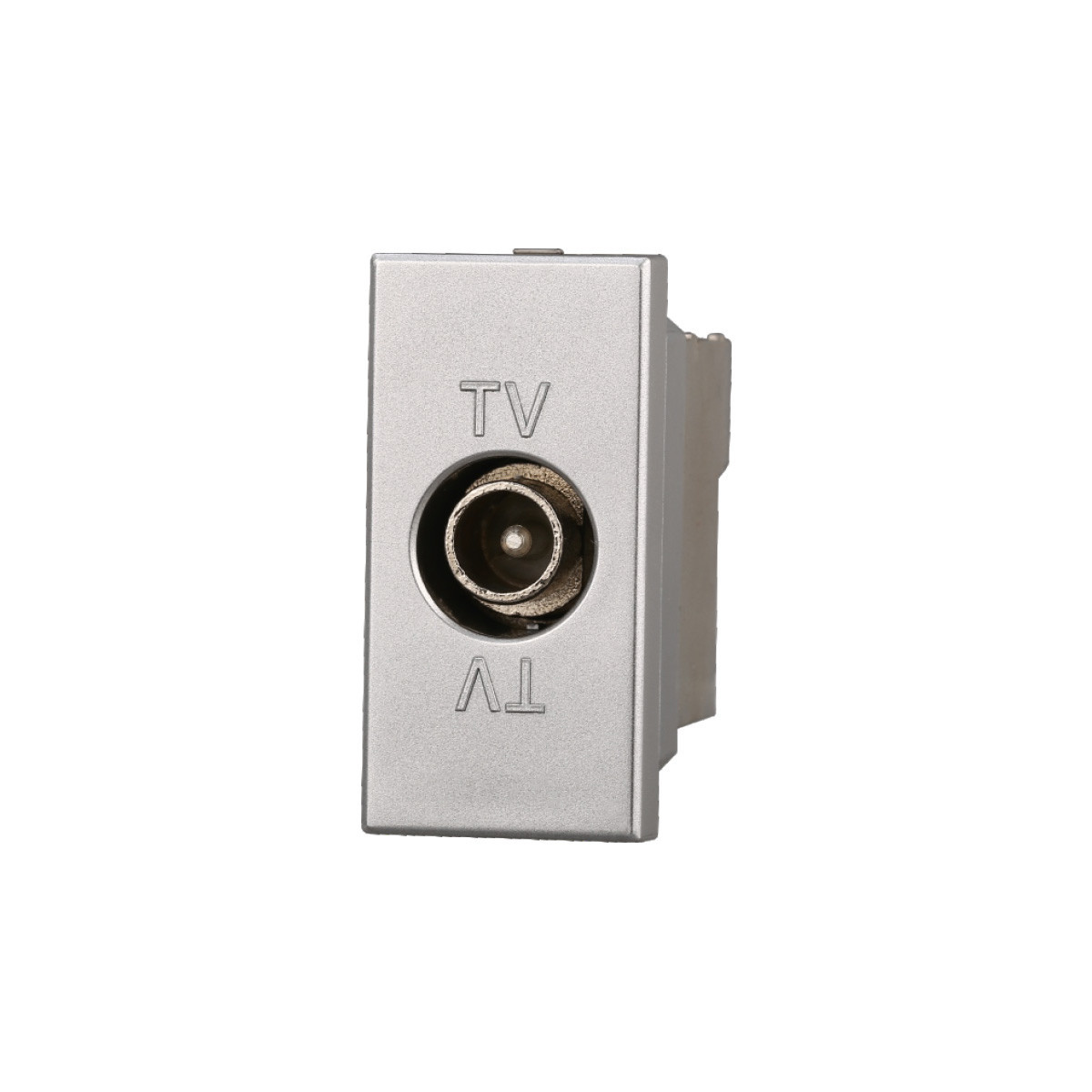 ETTROIT CONNETTORE TV MASCHIO - SERIE MOON - GRIGIO (AG2250) Compatibile ABB Axolute