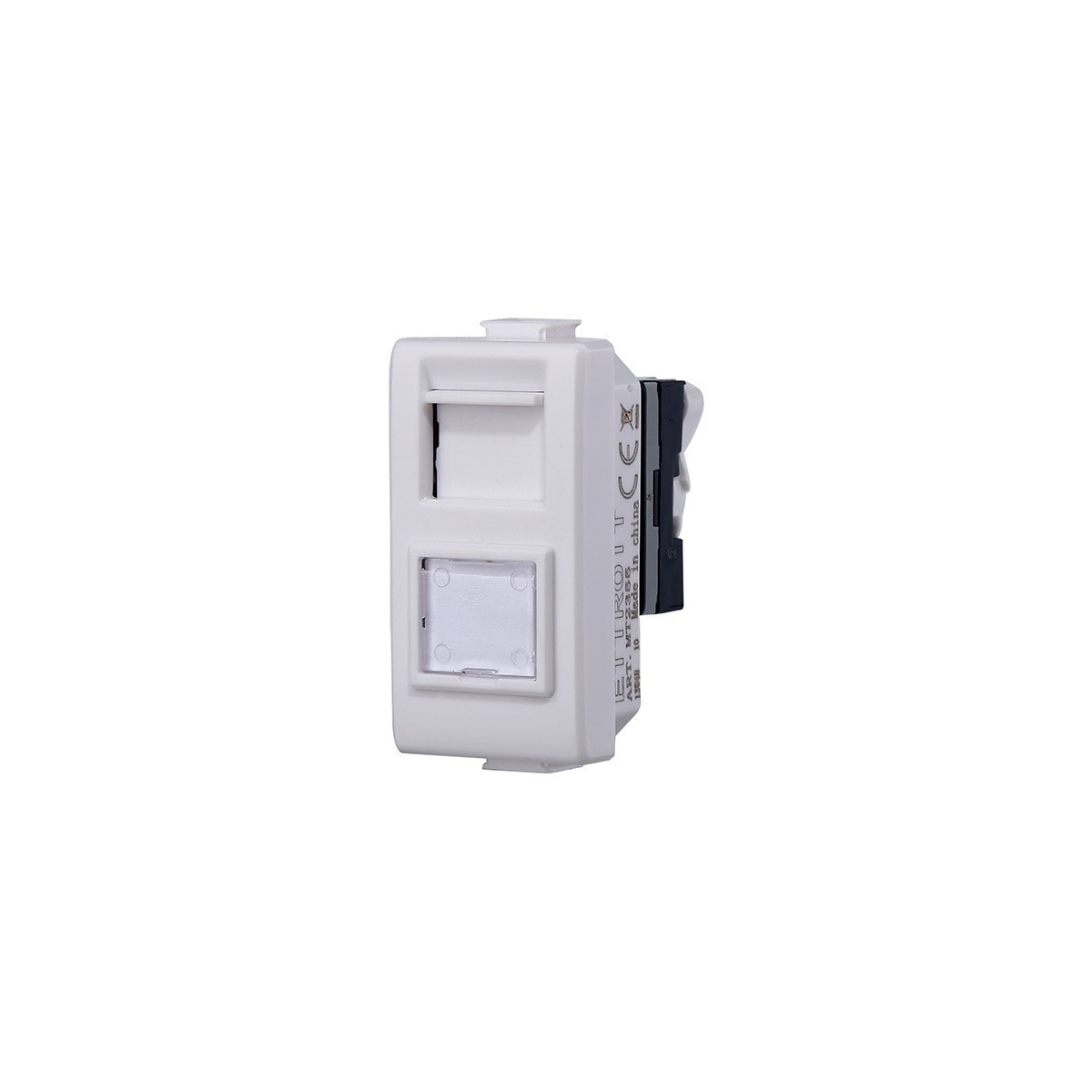 ETTROIT PRESA RETE RJ45 CAT.6 - SERIE SOLAR - BIANCO (MT2356) Compatibile BTicino Matix