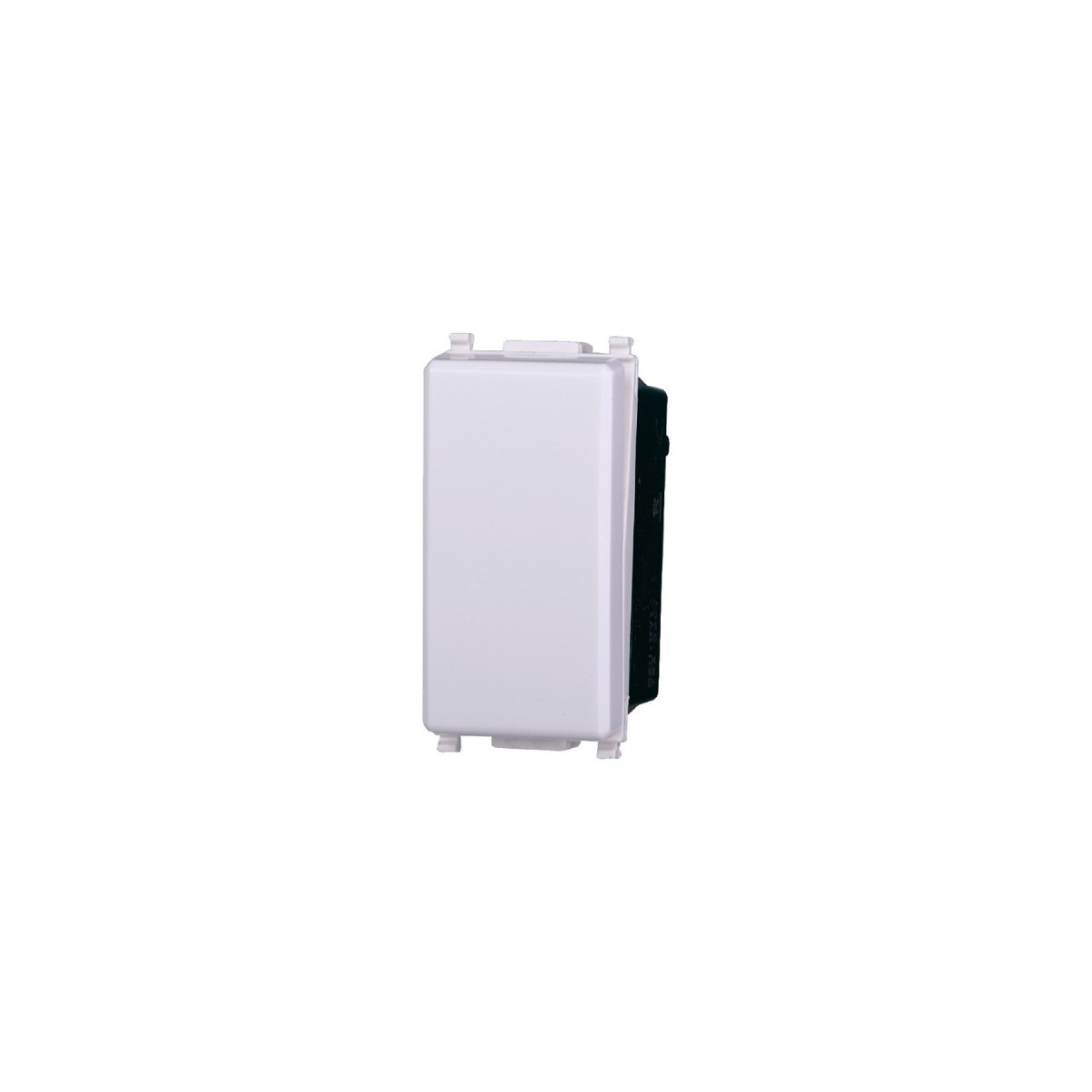 ETTROIT DEVIATORE UNIPOLARE BASCULANTE 16A - SERIE STARLIGHT - BIANCO (EV0801) Compatibile Vimar Plana