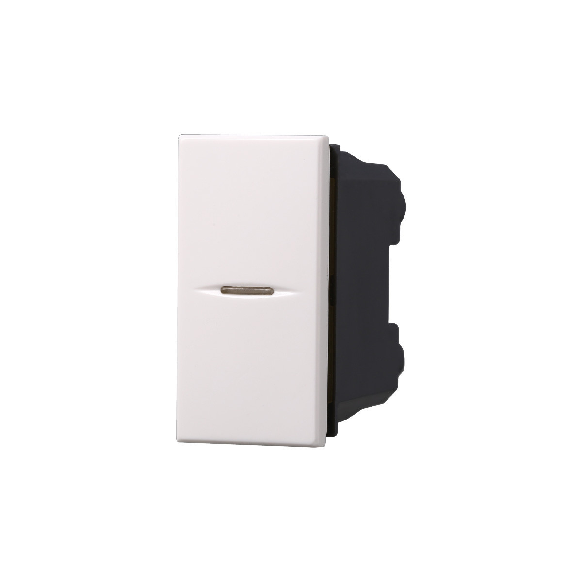 ETTROIT DEVIATORE UNIPOLARE ASSIALE 16A - SERIE MOON - BIANCO (AB0701) Compatibile BTicino Axolute