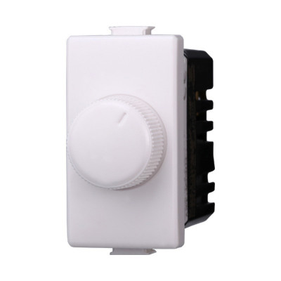 ETTROIT REGOLATORE DIMMER 100-1000W ON/OFF - SERIE SPACE - BIANCO (LB1301) Compatibile BTicino Living