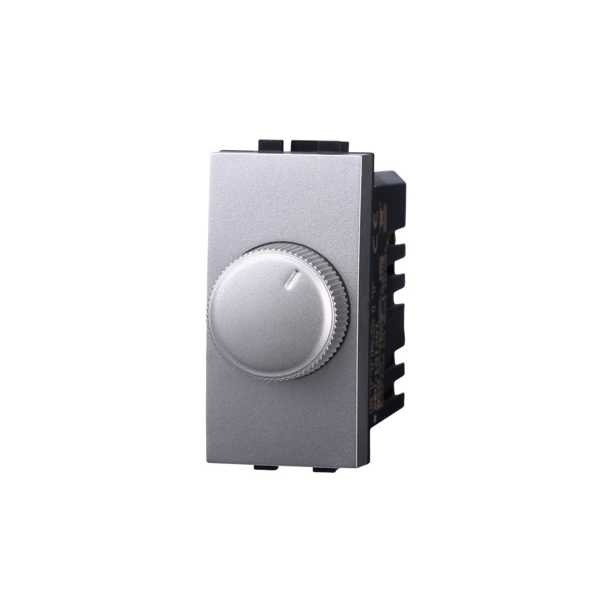 ETTROIT REGOLATORE DIMMER 100-1000W ON/OFF - SERIE SPACE - GRIGIO (LG1301) Compatibile BTicino Living