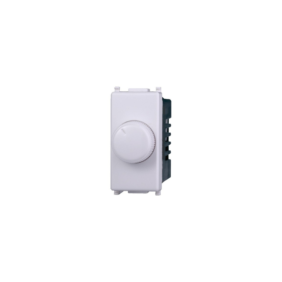 ETTROIT REGOLATORE DIMMER 100-1000W ON/OFF - SERIE STARLIGHT - BIANCO (EV1301) Compatibile Vimar Plana