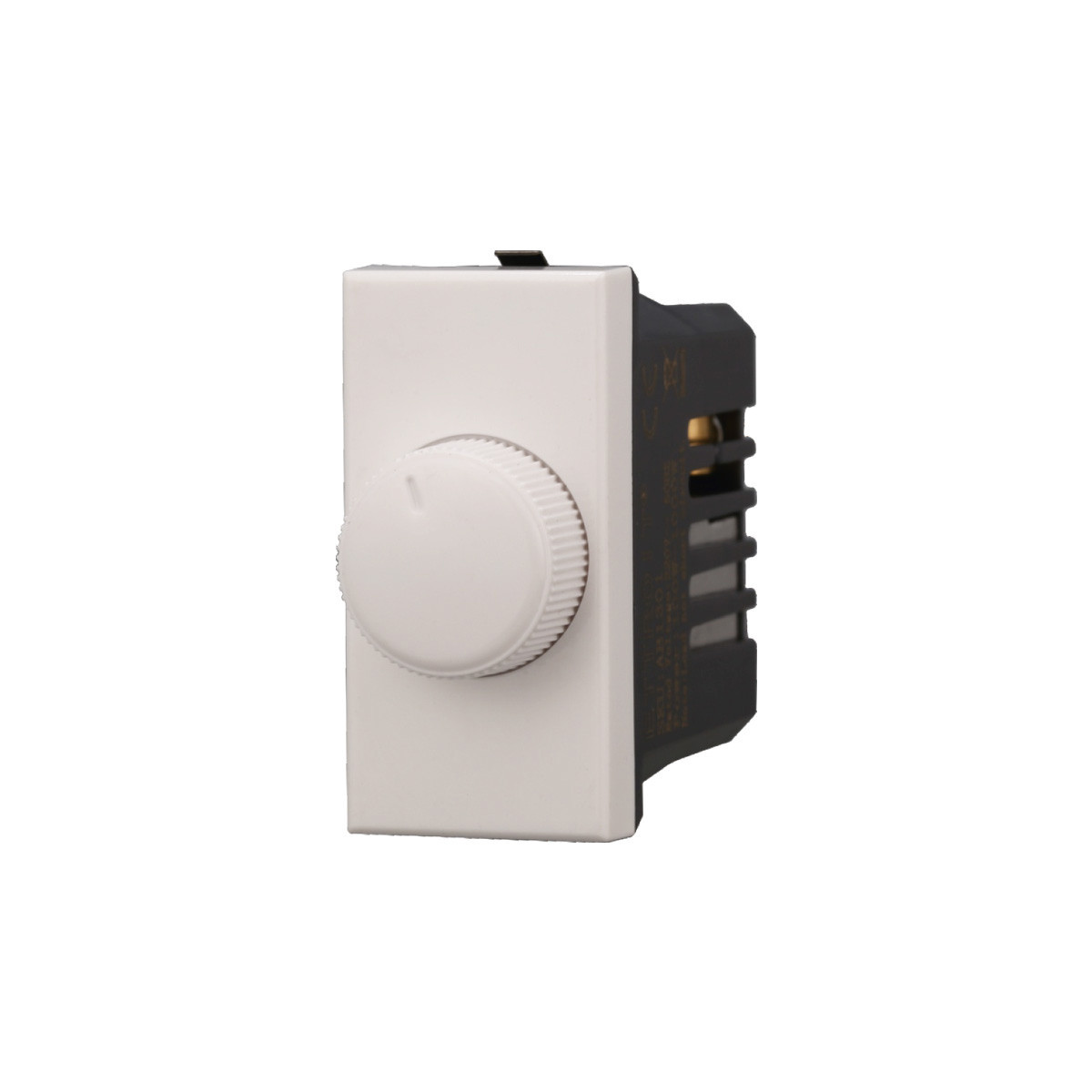 ETTROIT REGOLATORE DIMMER 100-1000W ON/OFF - SERIE MOON - BIANCO (AB1301) Compatibile ABB Axolute