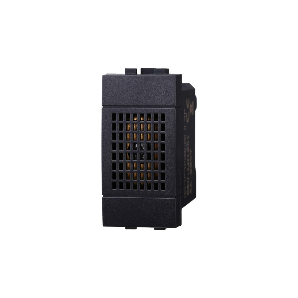 ETTROIT MODULO SUONERIA 6A 220V - SERIE SPACE - NERO (LN1601) Compatibile BTicino Living